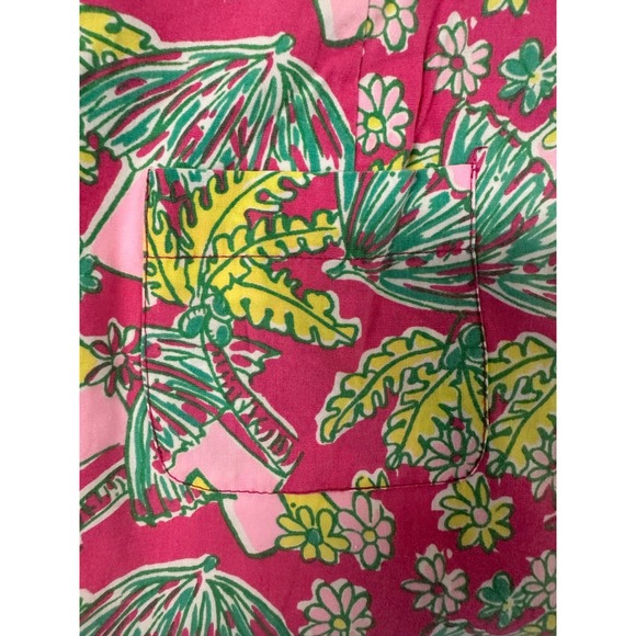 Lilly Pulitzer Pink Tropical Print Braided Detail Skirt - Picture 6 of 6
